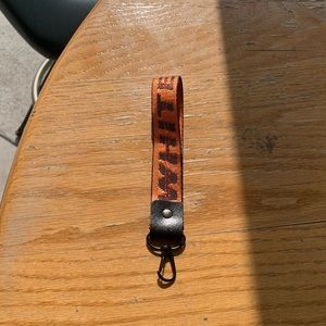 orange off-white lanyard (small version)